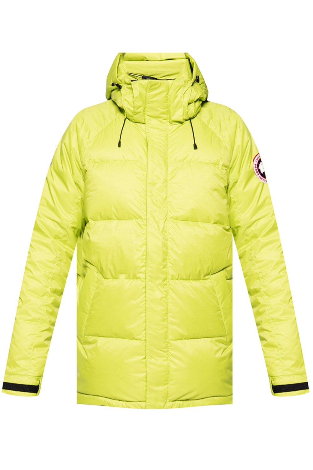 lime green canada goose jacket